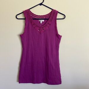 Croft and Barrow XS NWT Purple Tank